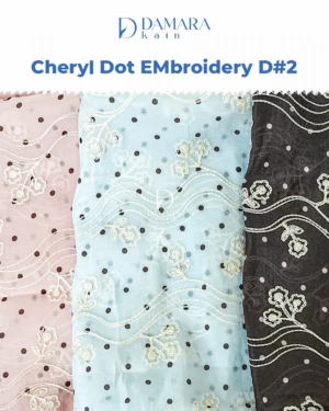 Kain Cheryl Dot Embroidery D#2