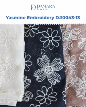 Kain Yasmine Embroidery D#0043-13