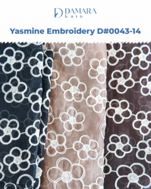 Kain Yasmine Embroidery D#0043-14