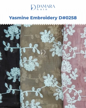 Kain Yasmine Embroidery D#0258